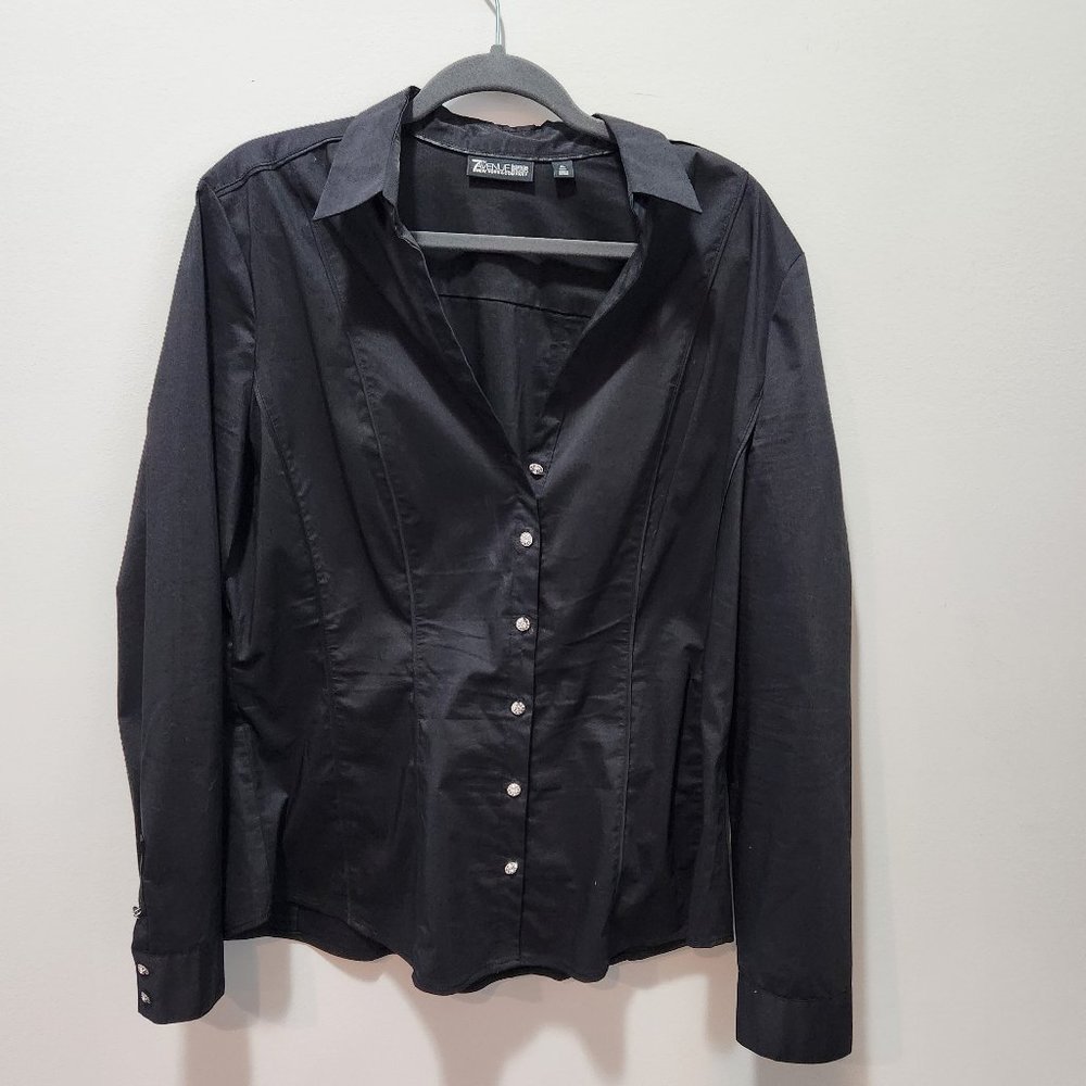 Black Button Down Dress Shirt